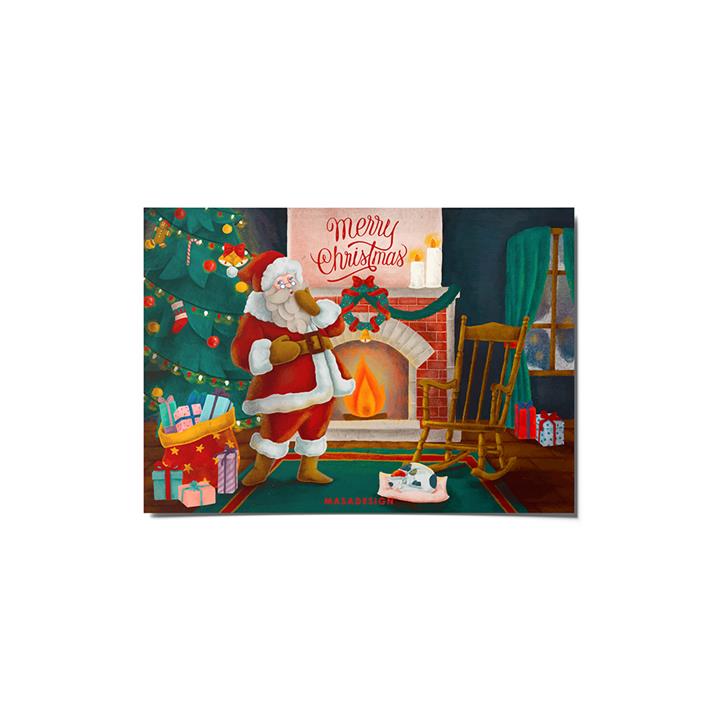 کارت پستال ماسا دیزاین مدل    venus032 طرح christmas
